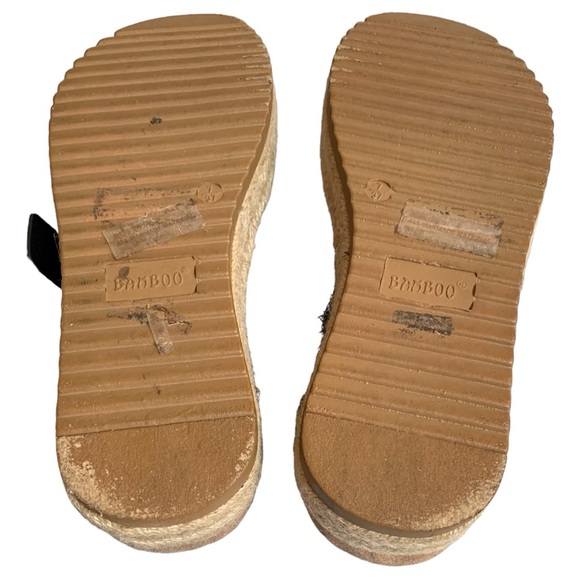 🎉 Bundle 3/$10 Bamboo Buckle Slides Women’s Size 7 - Picture 7 of 11